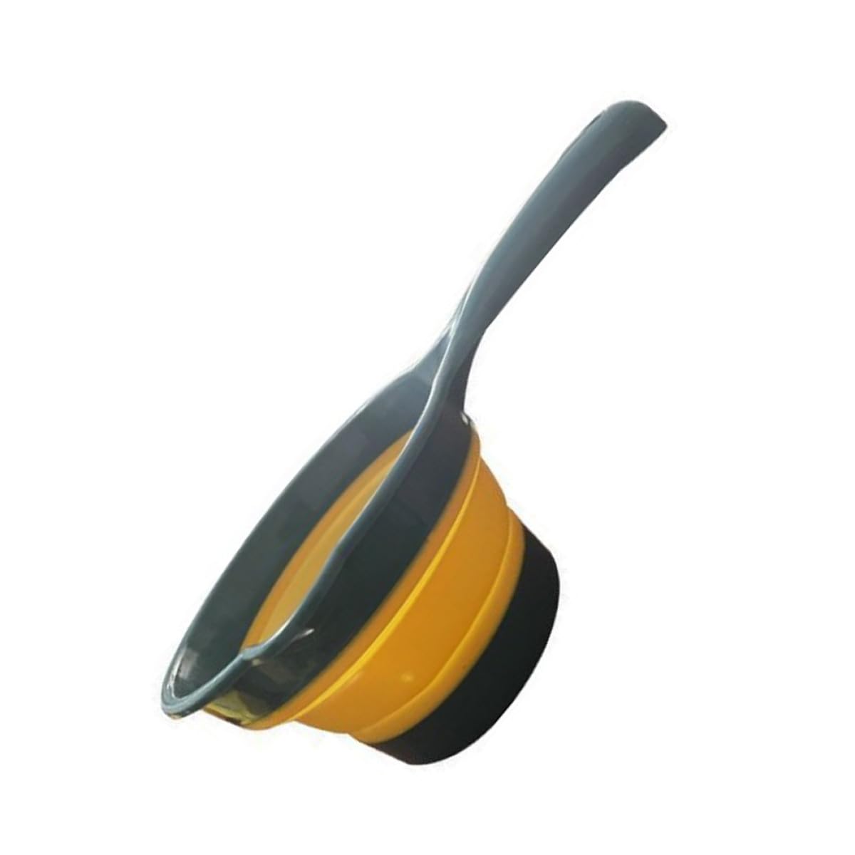 DEARMAMY 2pcs Foldable Kitchen Water Ladles with Long Handles, Deep Green Plastic Scoops for Household Use and Cooking, Spacesa