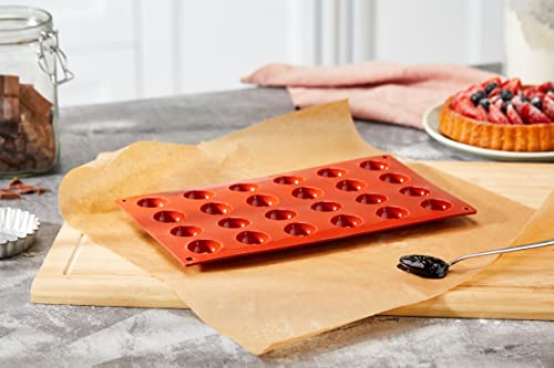 Silikomart Silicone Classic Collection Mold Shapes, Semi-Sphere, Mini