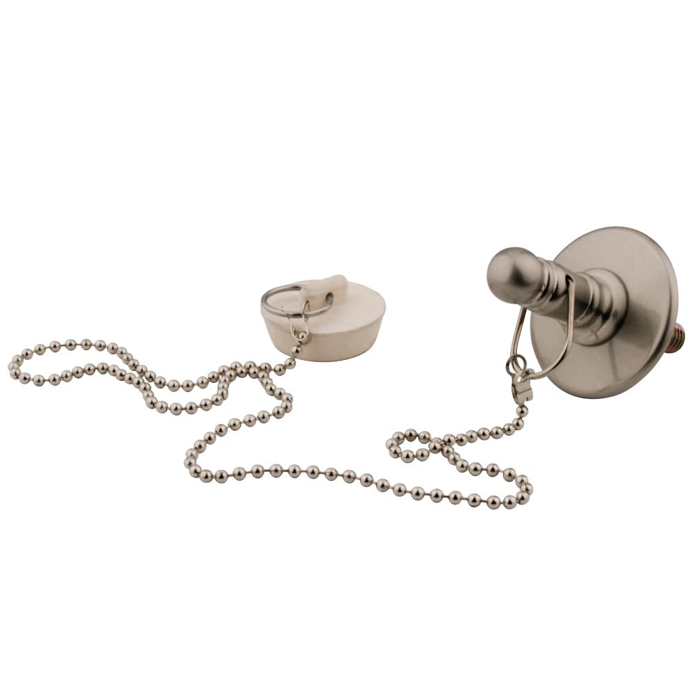 Kingston Brass CC1118 Rubber Stopper Chain and Attachment for CC1008  Brushed Nickel
