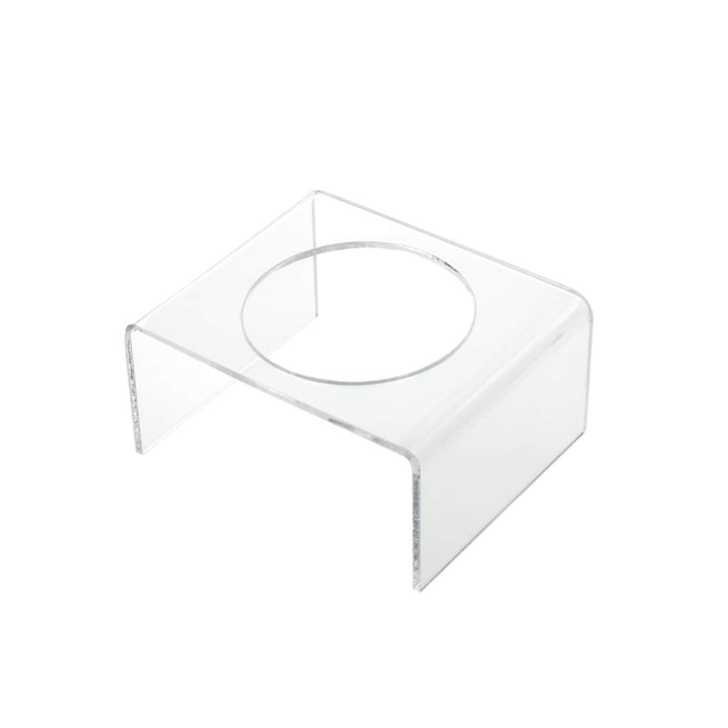 Shaved Ice Flower Cup Holder Display Stand Clear