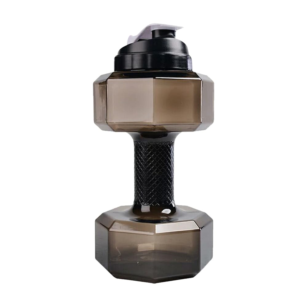 VANZACK Black PETG DumbbellShaped Water Bottle
