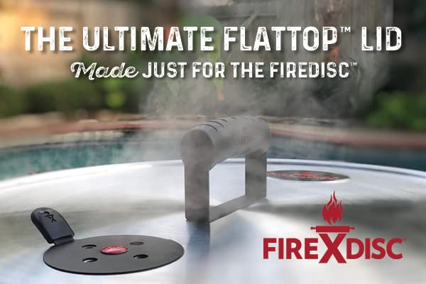 Firedisc Ultimate Flattop Lid W/Flavor Seal | Replacement Pot Lid | Cover For Cooking Bowl | Fitted Pot Lid For Cooker | Lid Wit