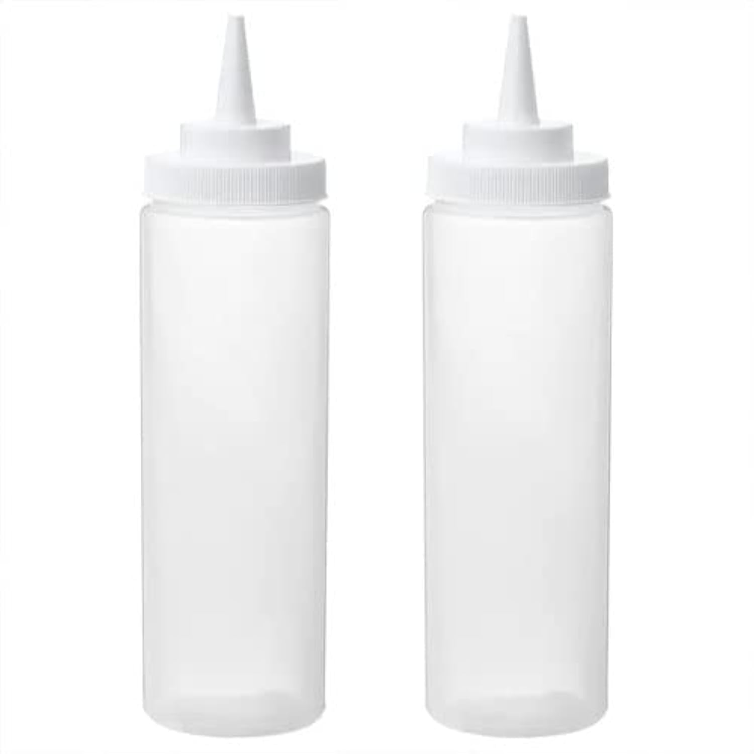 Ikea Grilltider Squeeze Bottle, Plastic/Transparent (330 Ml), Pack Of 2