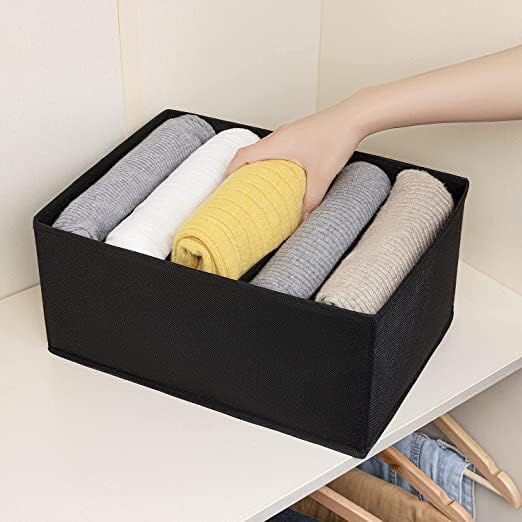 Shrey Creation NonWomen Clothes Drawer Organizer For Jeans,Wardrobe Clothes Organizer For Folded Clothes,Jeans,Sweater,Dresses,