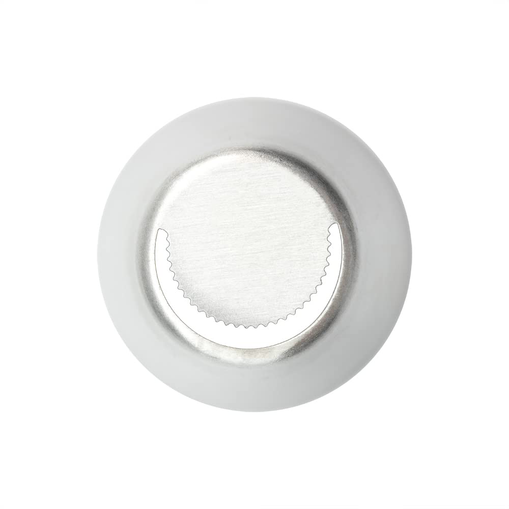 Restaurantware Pastry Tek Russian Piping Tip 1 Petal Cake Decor Piping Tip - #44 Corrosion-Resistant Stainless Steel Decorating