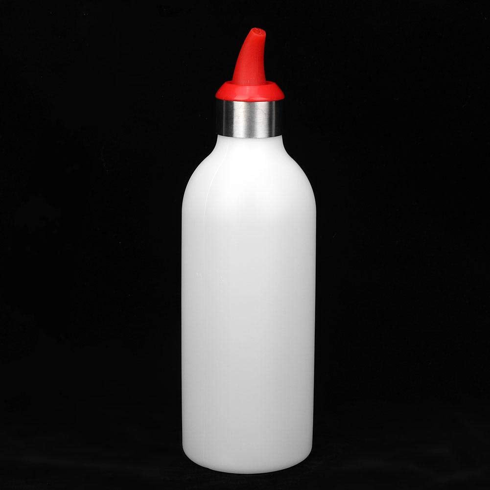 Topincn 1Pcs 450Ml Condiment Squeeze Seasoning Bottle For Sauce, Paint, Oil,Condiments,Salad Dressings-Food Grade & Reusable(Red