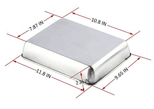Sheet Pan,Cookie Sheet,Hotel Pan,Heavy Duty Stainless Steel Baking Pans,Toaster Oven Pan,Jelly Roll Pan,Barbeque Grill Pan,Deep