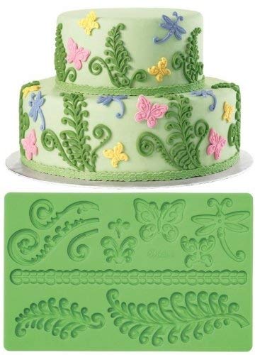 Wilton Fondant And Gum Paste Silicone Mold, Ferns