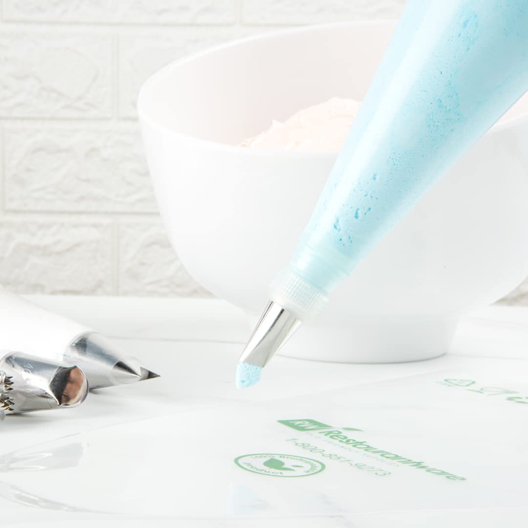 Restaurantware Pastry Tek Petal Tip 1 Reusable Decorating Cake Tip - #103 Dent-Resistant Stainless Steel Rose Frosting Tip Dishw