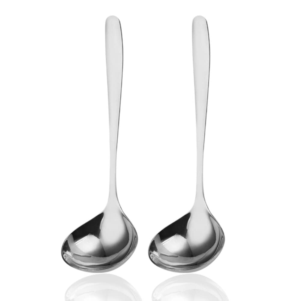 (Set Of 2) Stainless Steel Buffet Serving Spoon 8 3/8 Inch
