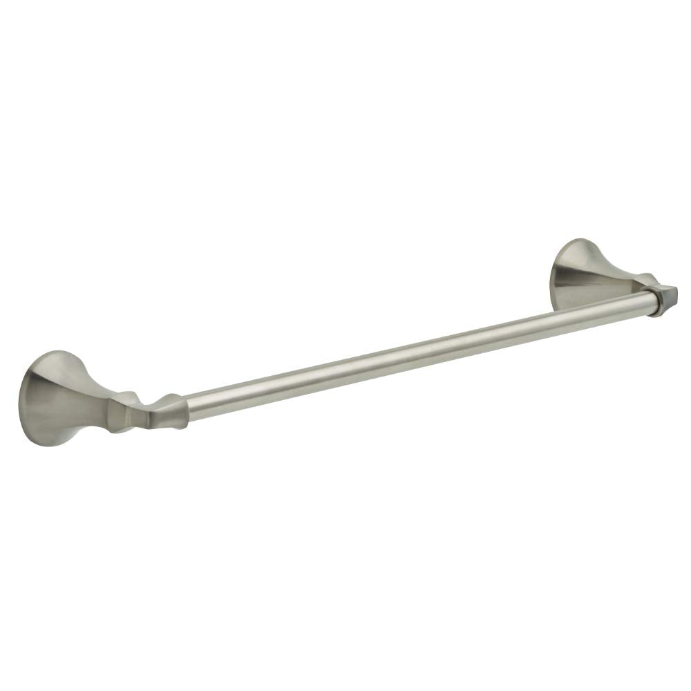 DELTA FAUCET Rubber Limited 76418-SS Ashlyn 18-in Wall Mount Towel Bar Bath Hardware Accessory in Stainless Steel