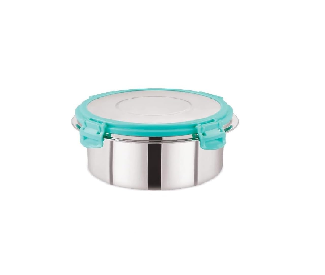 Foliam Leak Proof Click And Seal Lock Stainless Steel Storage/Air Tight Tiffin Container/Lunch Container With Lid (Fusion 500Ml)