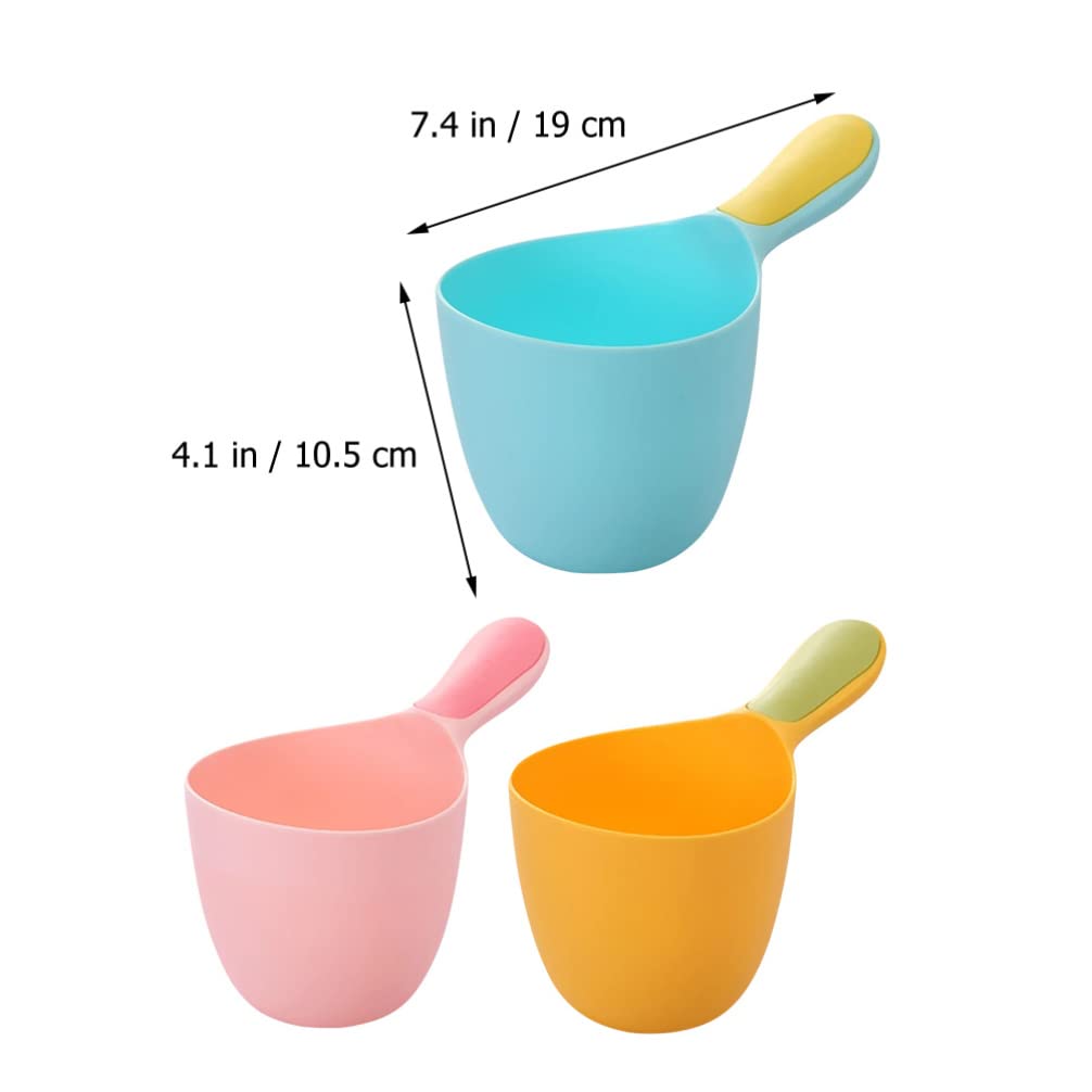 Ultechnovo Plastic Water Ladle, Bath Ladle, Dippers, Bathroom Hair Washing Water Scoop For Kitchen Bathroom Kids Shampoo