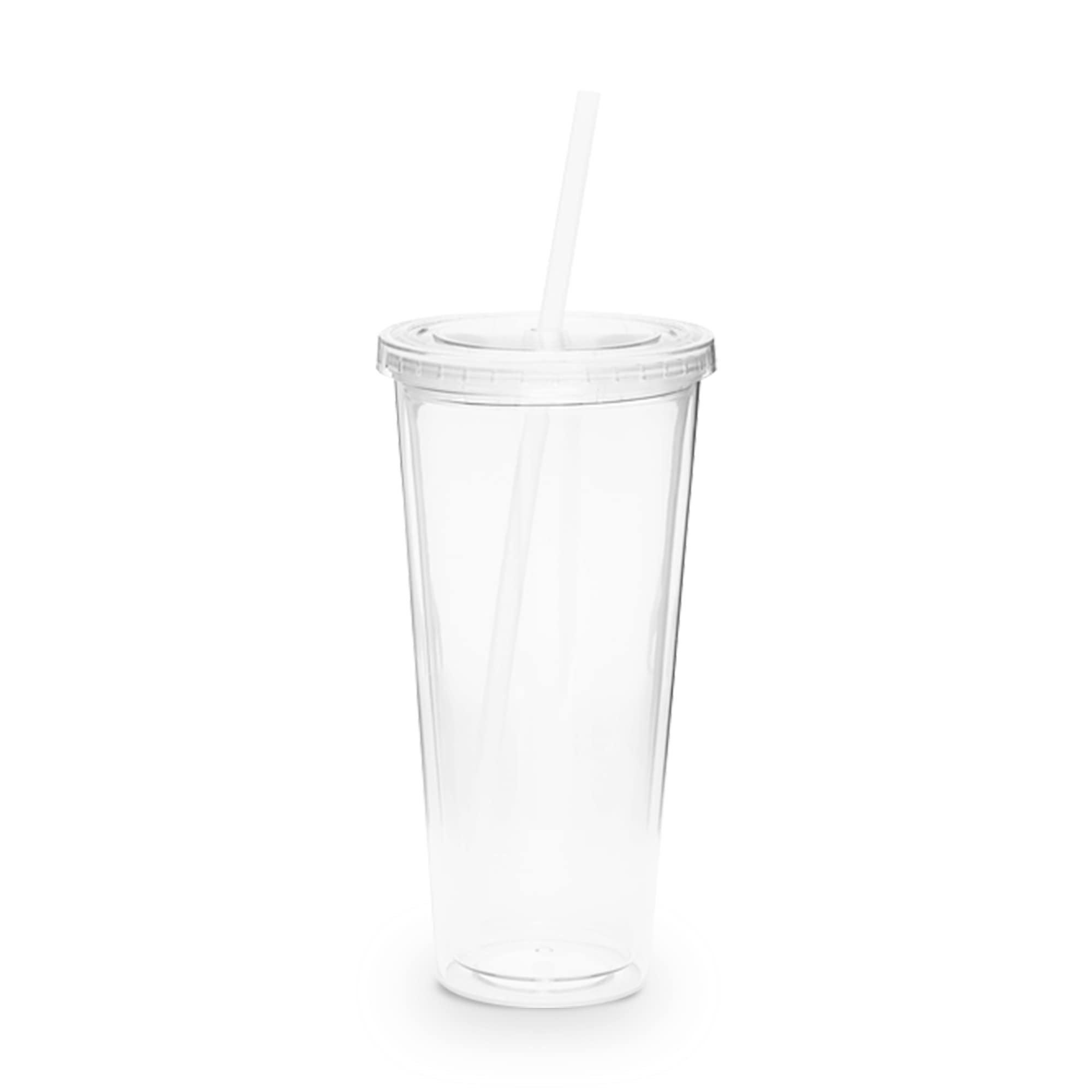 Simply Green Solutions Eco To Go Cold Drink Tumbler - Double Wall -20Oz. Capacity - Clear