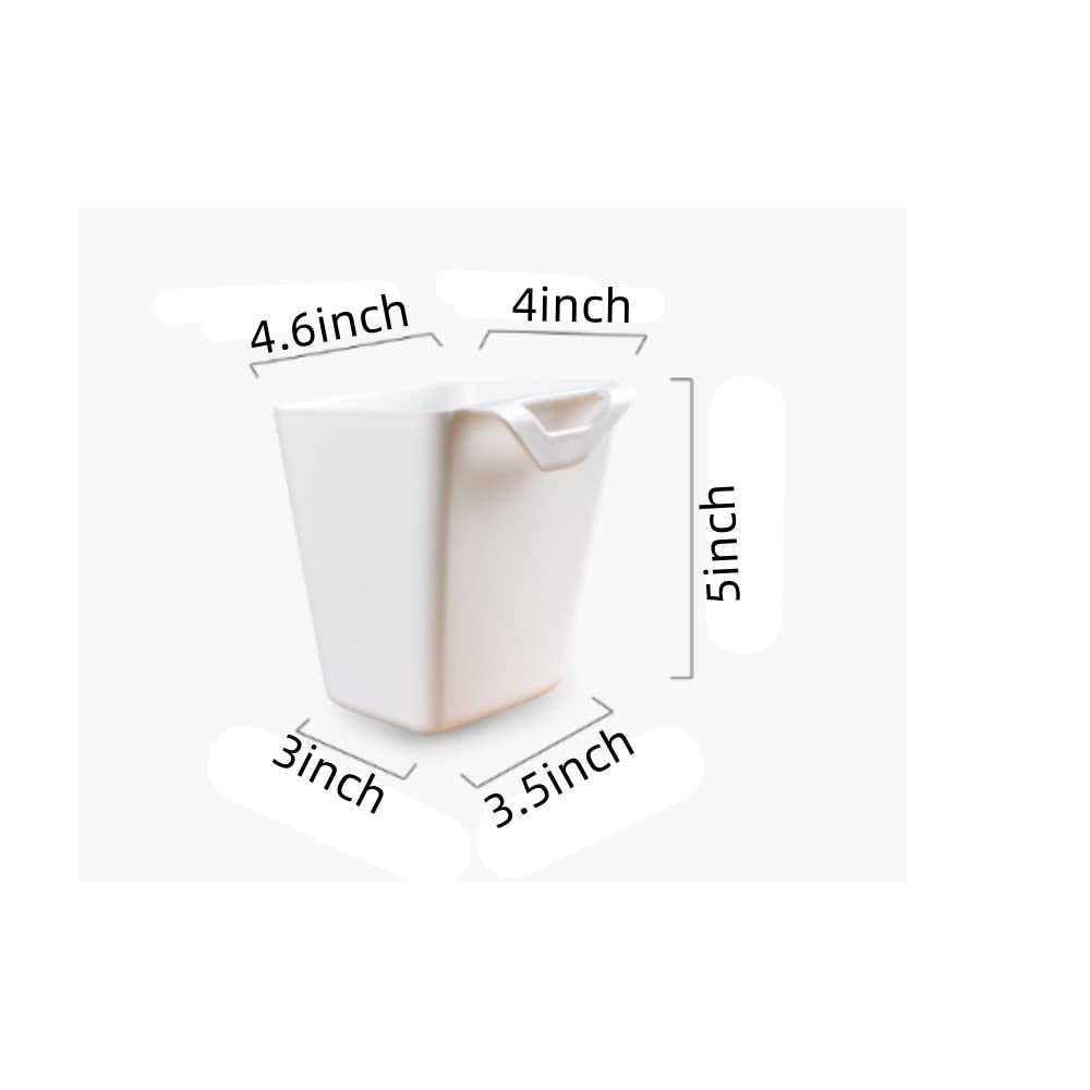 6 Pack Hanging Cup Holders, Wall Organizers, Rolling Cart Accessories Hanging Pen Holders Storage Containers Hanging Buckets For