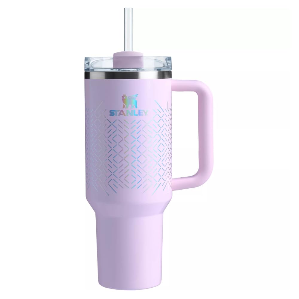 Stanley Quencher 40 Ounce Vacuum Insulated Stainless Steel Tumbler with Handle Lid and Straw, Thermos for Hot and Cold Drinks, 1