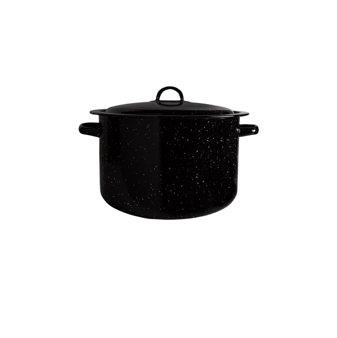 Millvado Granite 12 Qt Stockpot, Nonstick Soup Pot With Lid, Speckled Enamel Ware Cookware , Large Stock Pot For Boiling And Coo