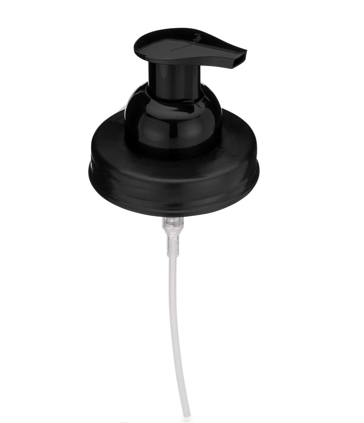 Jarmazing Products Mason Jar Foaming Soap Dispenser Lids - Includes Waterproof Stickers! Black - 1 Pack