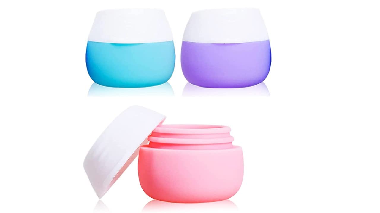 Hinnaswa Travel Containers, Travel Accessories Bottles Containers For Cosmetic, Makeup, Body & Hand Cream, Lotion, Toiletries (B