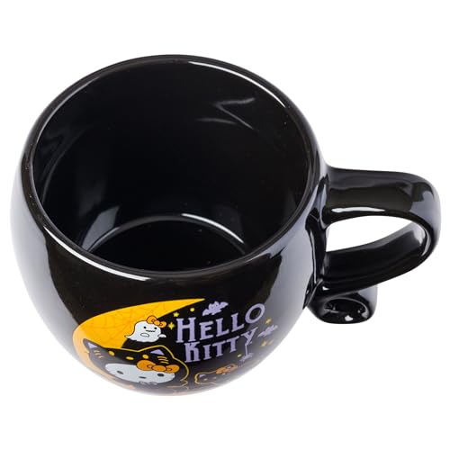 Silver Buffalo Sanrio Hello Kitty Halloween Loop Handle Ceramic Mug, 15.9 Ounces