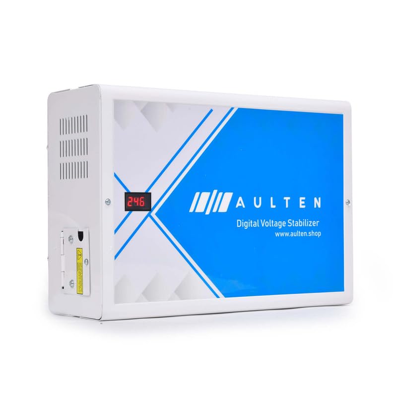 Aulten Digital Voltage Stabilizer For All Inverter And Non Inverter Ac Upto 1.5, 2.0 Ton Ac 5 Kva 4000W 90V-300V Ad024 (White) |