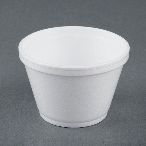 Hinged-Lid Foam Food Containers (Carton Of 1,000) Capacity: 9 Oz