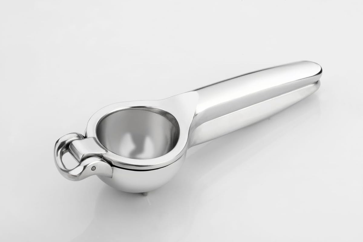 Dibha Aluminium Heavy Duty Lemon Squeezer Solid Metal Squeezer Bowl  Large Manual Citrus Press Juicer And Lime Squeezer 1 Piece