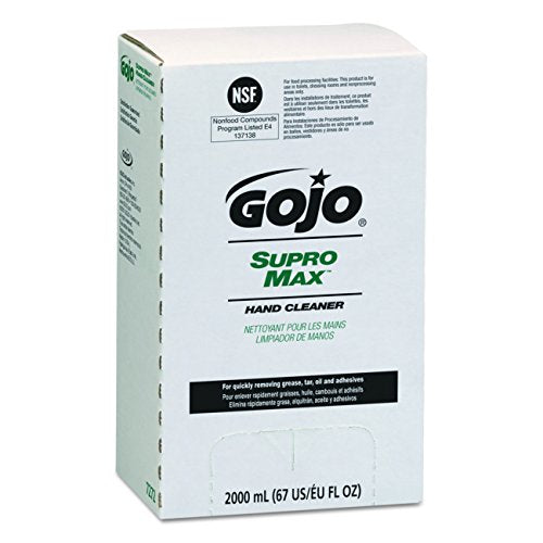 Gojo Supro Max Hand Cleaner, Unscented, 2,000 Ml Pouch