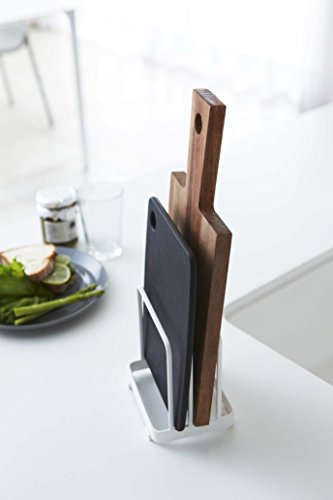 Yamazaki Home Plate Cutting Board Stand - Kitchen Storage Rack Holder Organizer