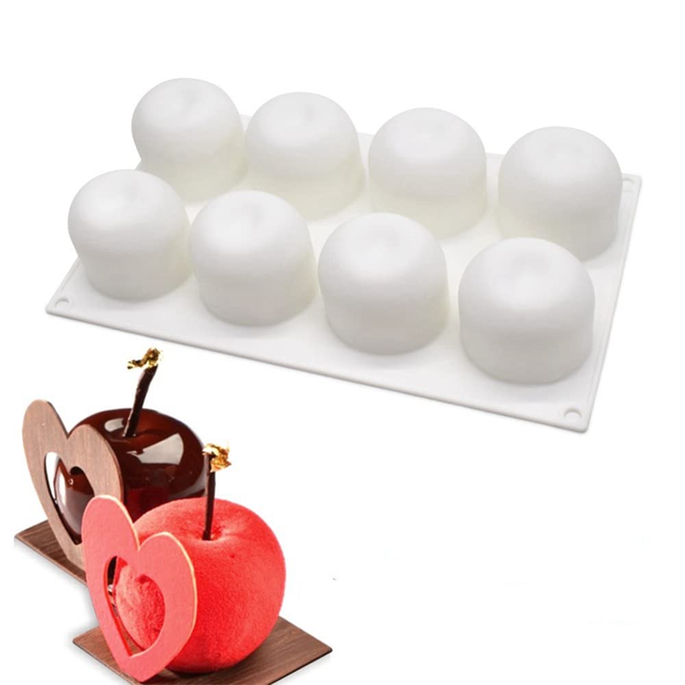 Apple Shape Silicone Mold Dessert Silicone Cake Mold For Baking Fondant Mould Fruit Shape Sugar Candy Jelly Bakeware Chocolates