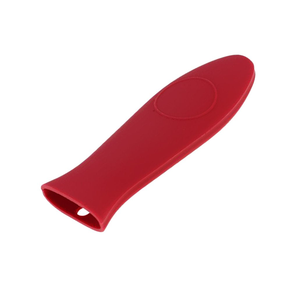 Vms India Silicone Pot Pan Handle Saucepan Holder Sleeve Slip Cover Grip Kitchen Red