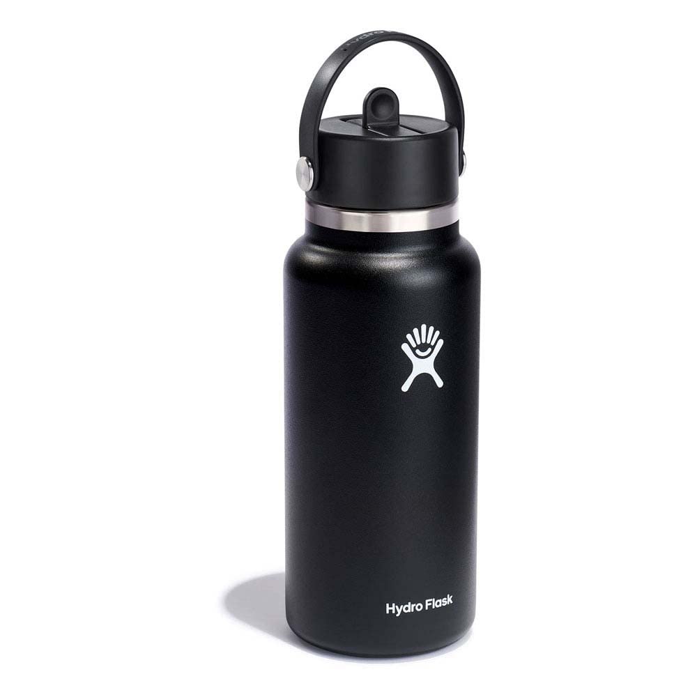 Hydro Flask Wide Flex Straw Cap Black 32 Oz