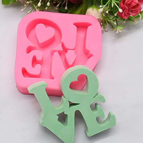 Gulinaza Valentine'S Day Series Love Wing Shape Silicone Molds For Diy Cake Fondant Biscuit Cookies Sugar Pudding Chocolate Hard