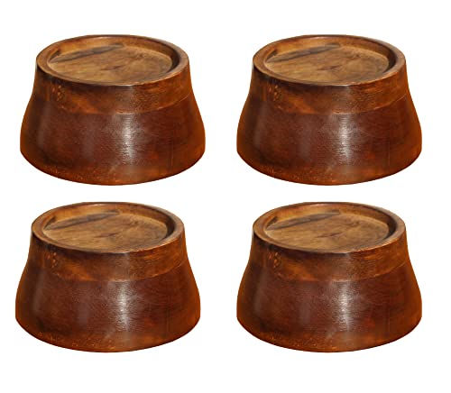 T One Wooden Hard Base For Beds(4 Piece)(Not Plastic) Table,Fridge,Cooler,Washing Machines,Almirah And All Kind Of Furniture | B