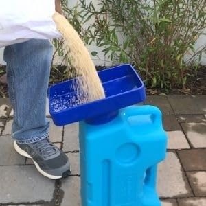 Sagan Life Aquabrick Emergency Water Storage Containers W Ventless Spigot Cap, Leak Proof Guaranteed Portable Stackable - Holds