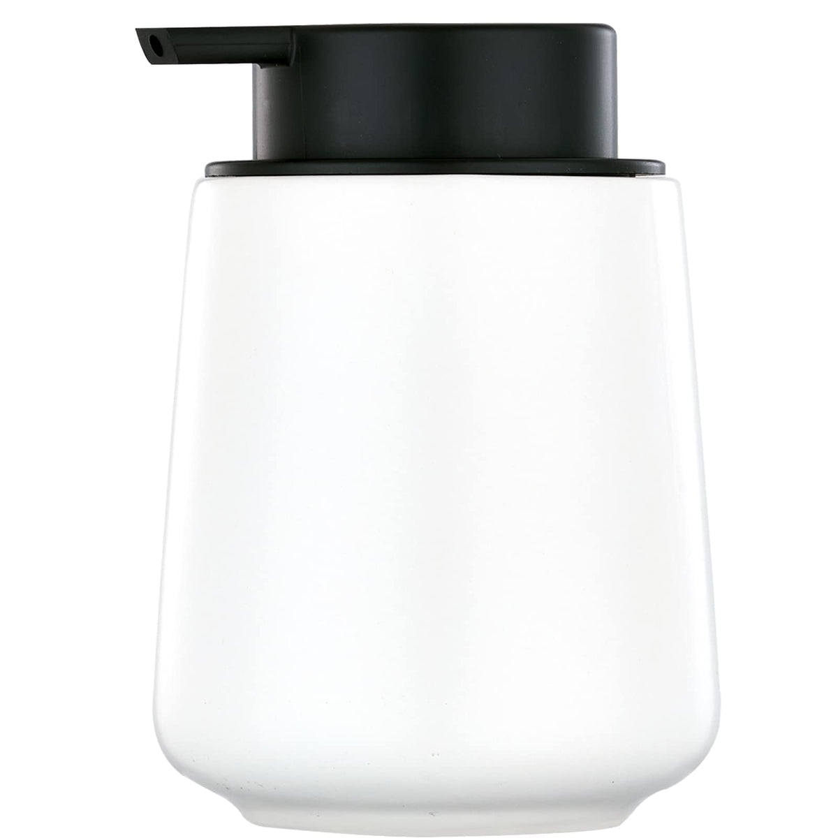 12Oz White Soap Dispenser - Ceramic Lotion Hand Soap Dispenser With Easy-To-Press Pump, Refillable Liquid Hand Soap Dispenser Fo