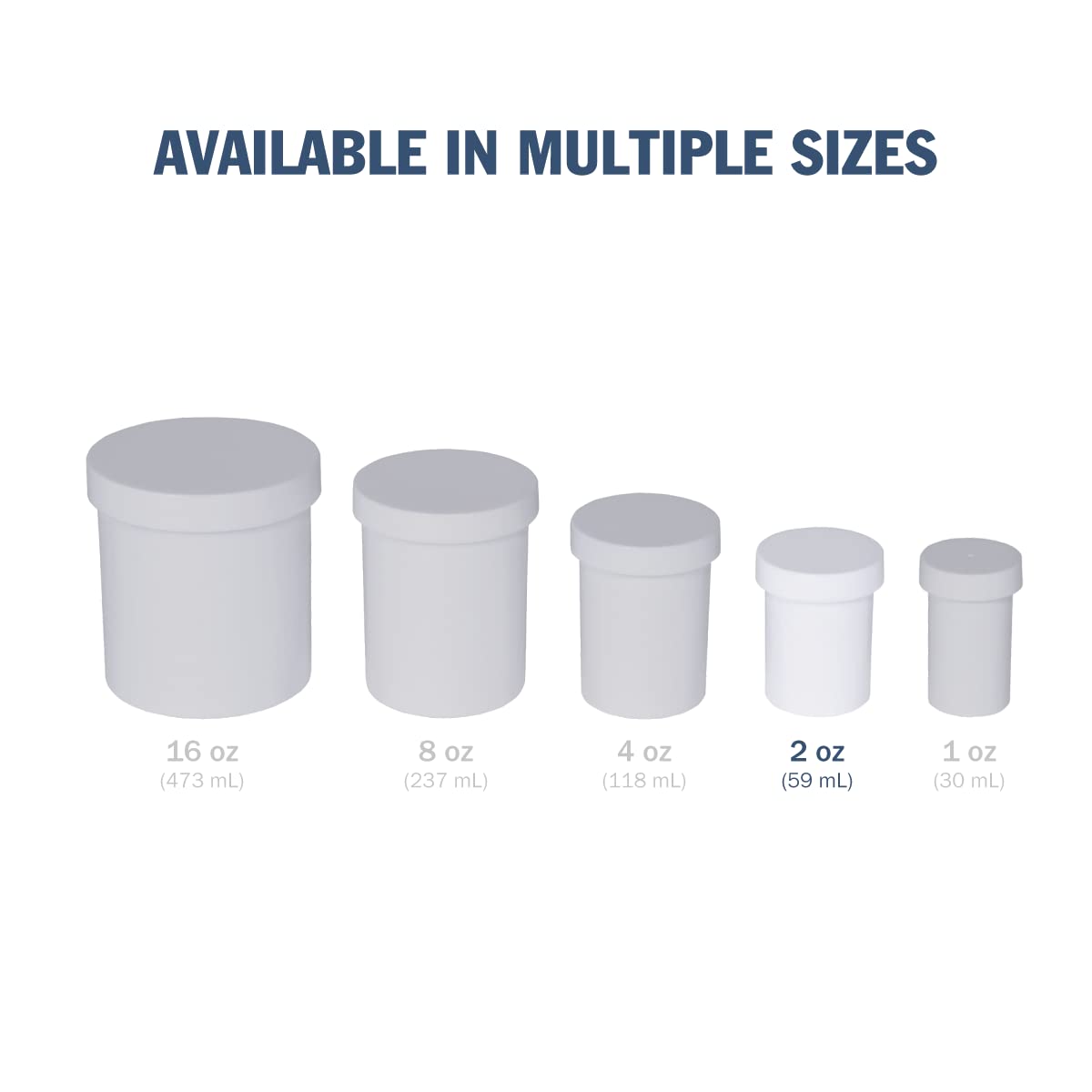 Ezy Dose Ointment Jar And Container, Screw On Cap, Leak-Proof Container For Creams And Balms, Durable Design, Ideal For Diy Skin
