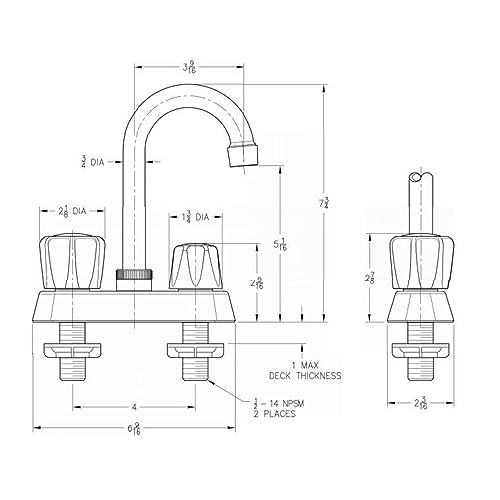 Pfister Pfirst Series 2-Handle Bar/Prep Kitchen Faucet, Polished Chrome