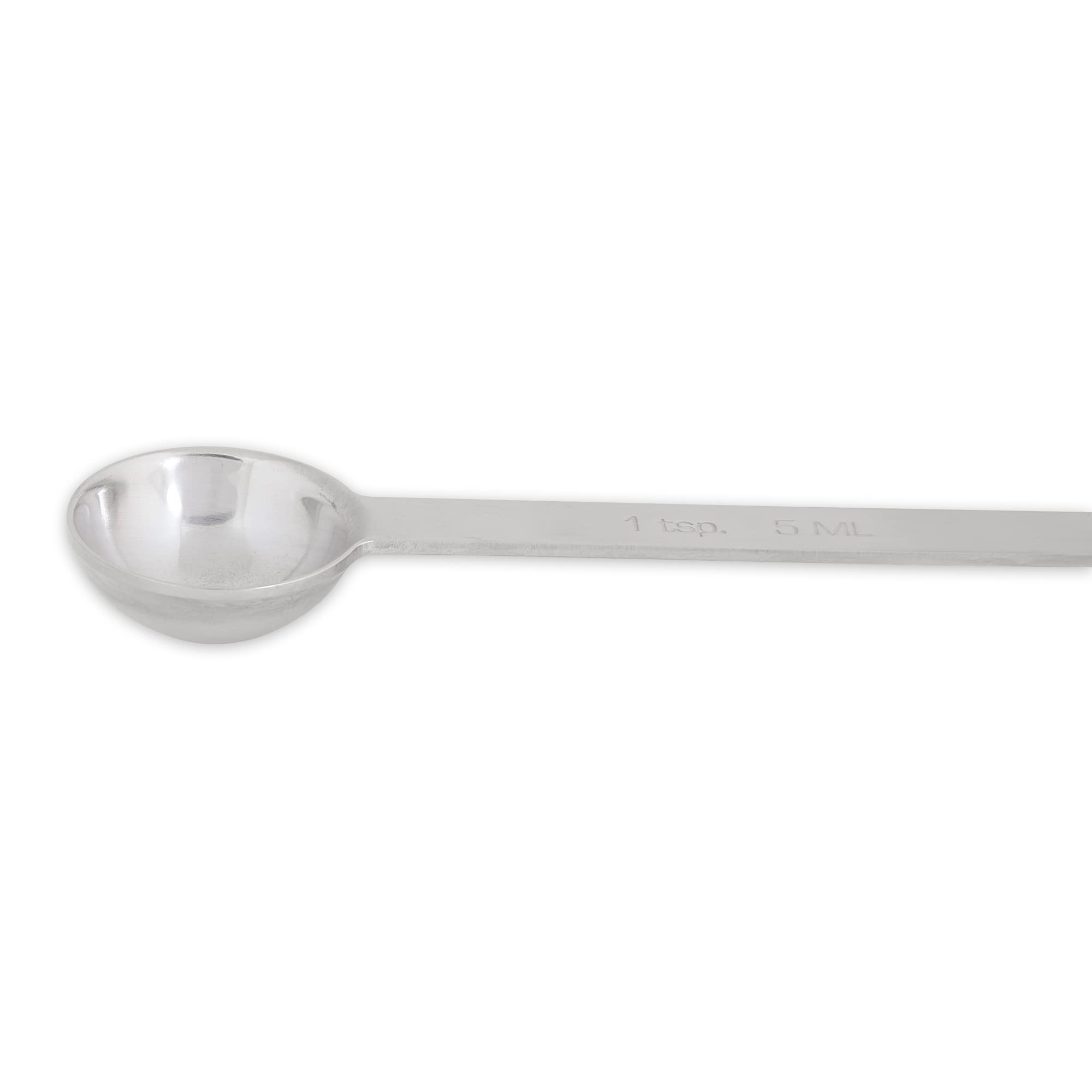 Rsvp International Endurance Kitchen Collection Open Stock Measuring Spoon, Stainless Steel, Dishwasher Safe, 1-Teaspoon