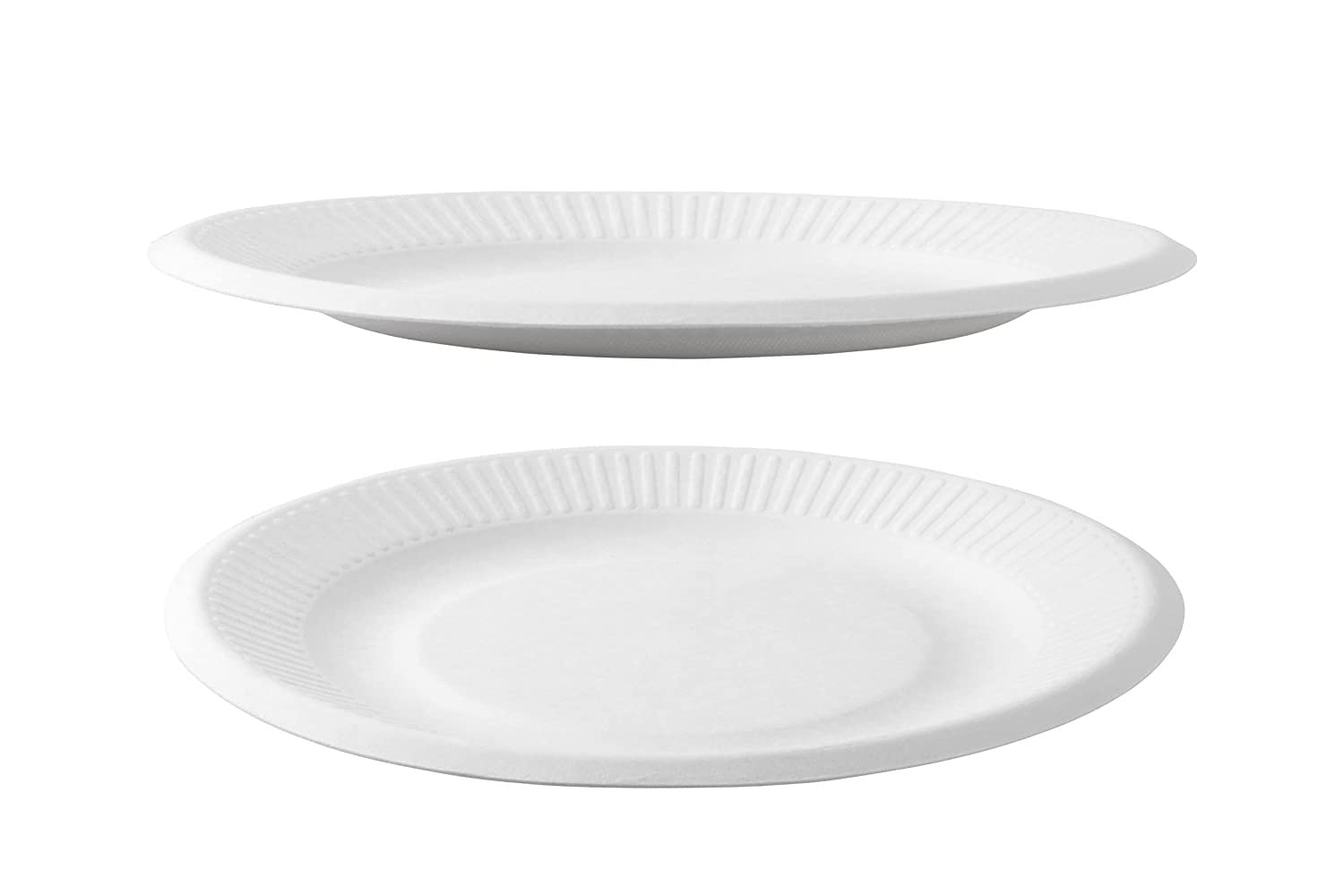 Perfect Stix Paper Plate 6'' Paper Plates White, 100 Count (Pack Of 1)