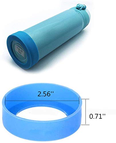 Miao Yuan 20Pcs 65Mm Protective Cup Mat Silicone Sleeve Heat-Resistant Water Bottle Holder Insulation Mat Non-Slip Cup Mug Coast