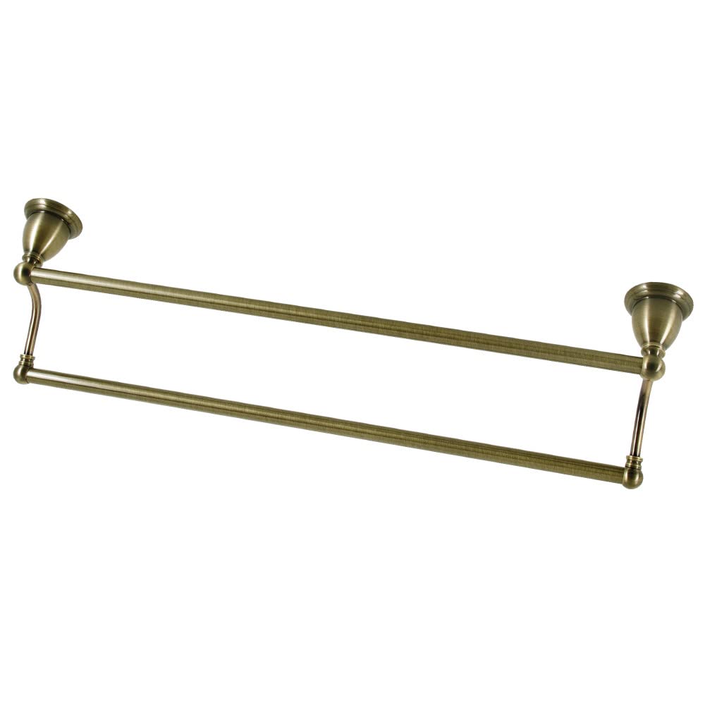 Kingston Brass BA1753AB Heritage 24'' Dual Towel Bar  Antique Brass
