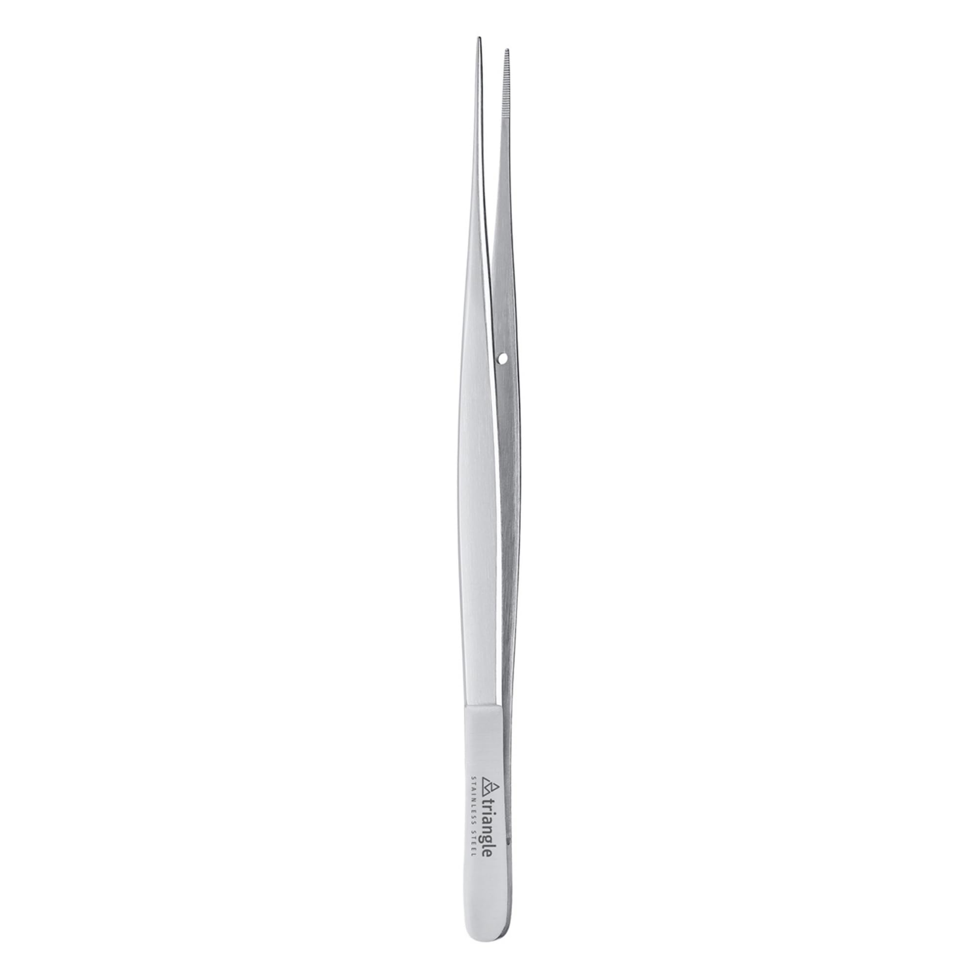 Triangle Pointed Tweezers  5.9 In. (15 Cm)  Stainless Steel Culinary Tweezers For Serving & Plating Fine Cuisine  Dishwasher