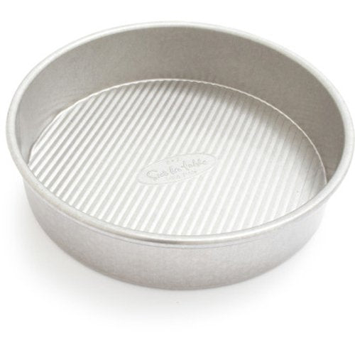 Sur La Table Platinum Pro Round Cake Pan, 8 x 2, Silver
