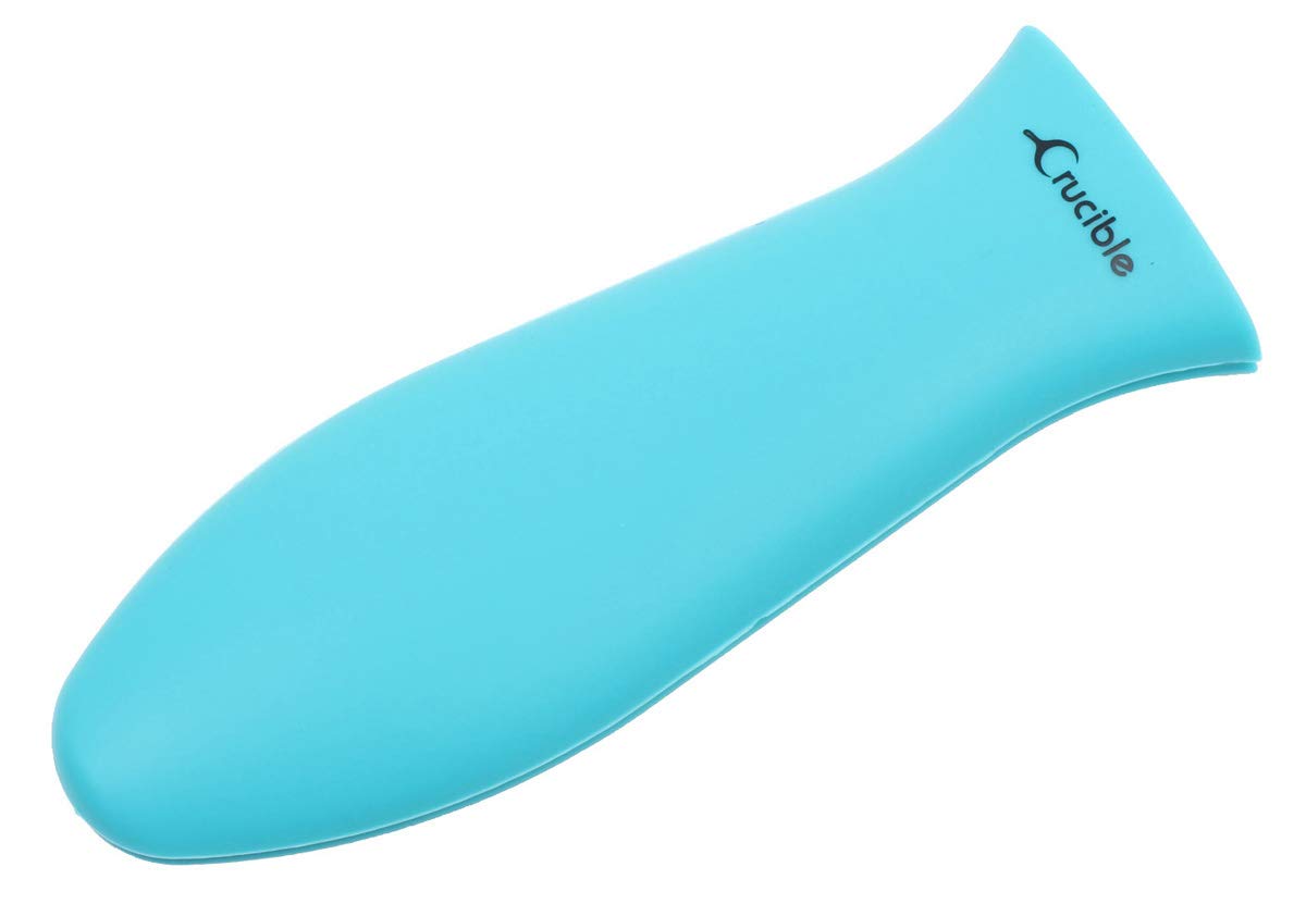 Crucible Cookware Silicone Hot Handle Holders (Large, Turquoise)