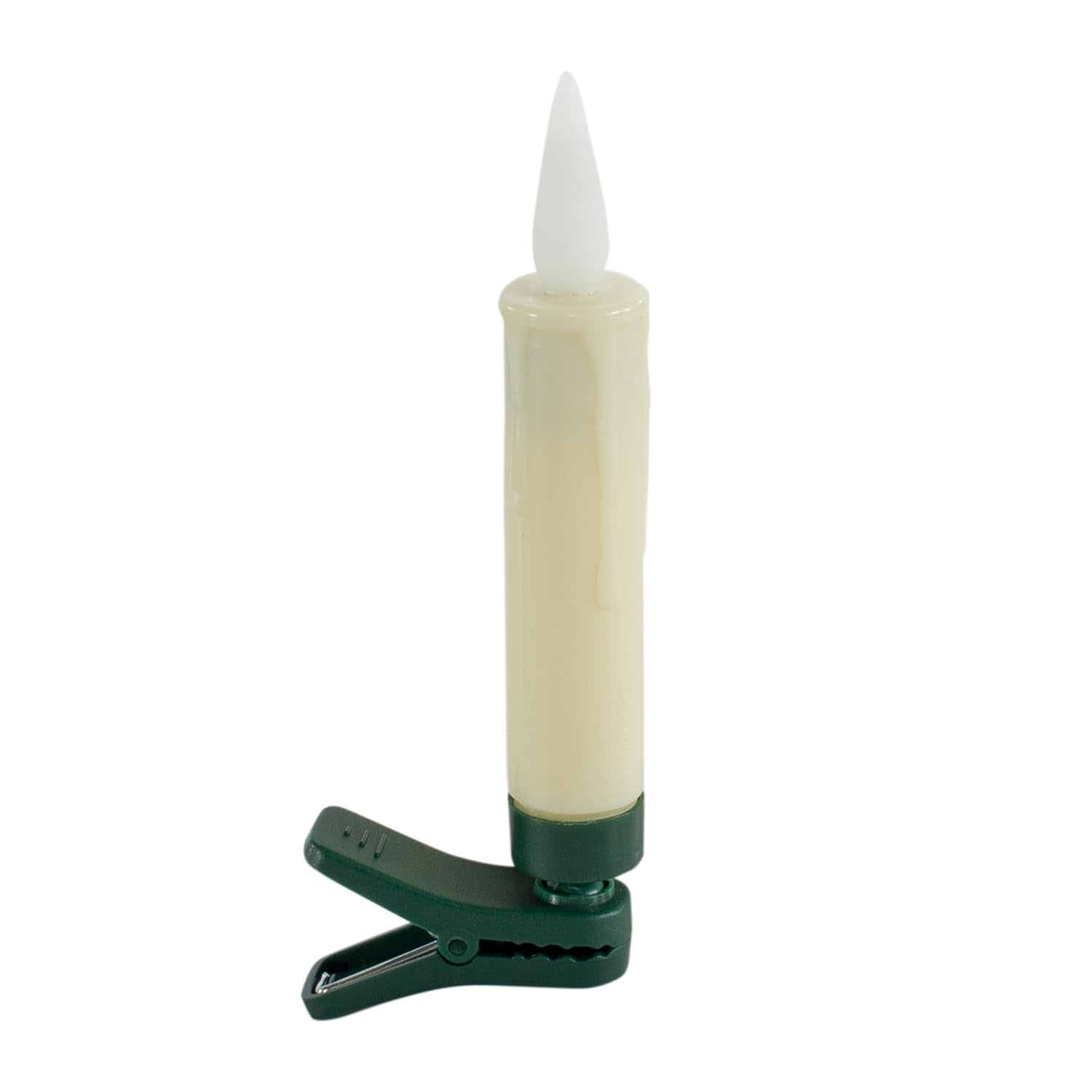 Melrose International FIA Flame Candle Clip/Suction Cup/Holder (Set of 10) w/Remote 4 H Plastic 1 AAA Battery Not Included 6 Hr 