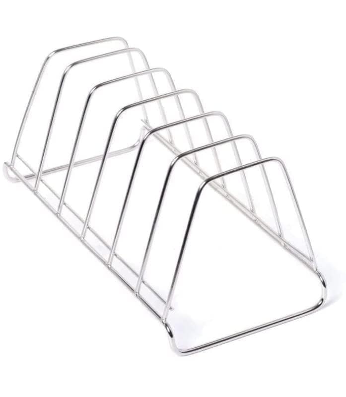 4Rce Multipurpose Dish Plate Tawa Utensils Lid Tray Kitchen Pan Pot Rack Stand, Holder, Shelf Storage For Dining Table And Sink 