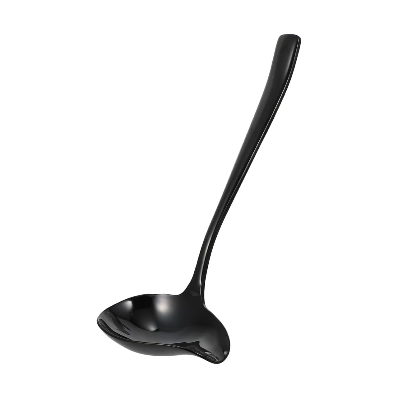 OSALADI Duckbill Soup Spoon Stainless Steel Hot Pot Spoon with Long Handle SpillResistant Design for Gravies Dressings Dessert 