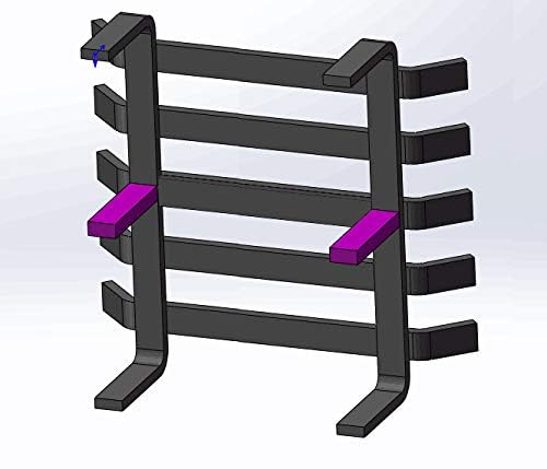 Hi-Flame Log Grate Heavy Duty Solid Steel Burning Fireplace Wood Stove Firewood Holder  13 INCH  13 x 10 x 4 Inch Matt Black