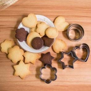 Mini Metal Cookie Cutters Set - 24 Pcs Clay Cutters/Mini Fruit Vegetable Cutters/Star Heart Round Flower Square Mini Cutters - C
